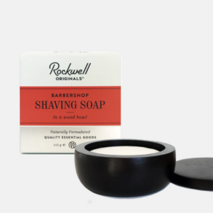 Shaving Dish Wooden with Shave Soap