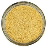 Couscous Organic in a jar with a white background