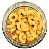 Macaroni Elbows Brown Rice Pasta in a jar with a background