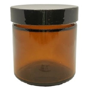 Ointment Jar With Black Lid 100 ml