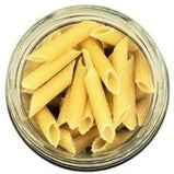 Penne Quinoa Pasta organic in a jar with a white background