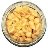 Shells Brown Rice Pasta in a jar with a white background