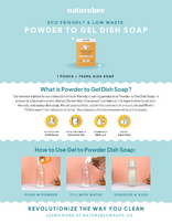 Honey Clementine Dish Soap - Powder to Gel