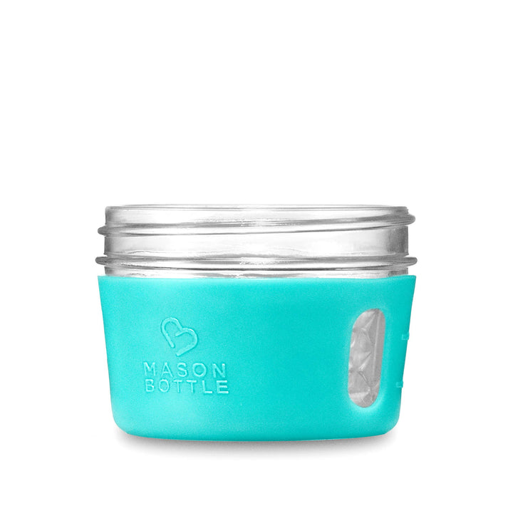 Baby Silicone Sleeve for Mason Bottles - 4oz & 8oz Options Available