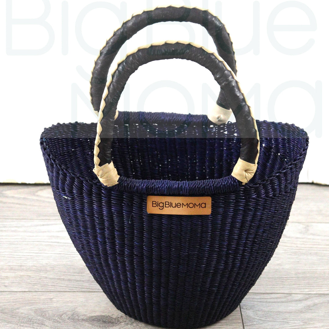 Big Blue Moma - U Shopper Small - Solid Indigo
