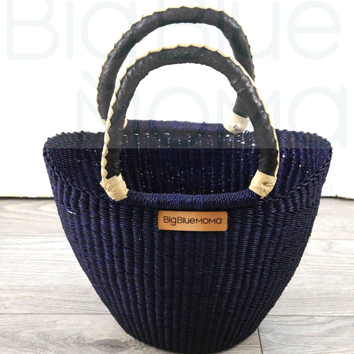 Big Blue Moma - U Shopper Small - Solid Indigo