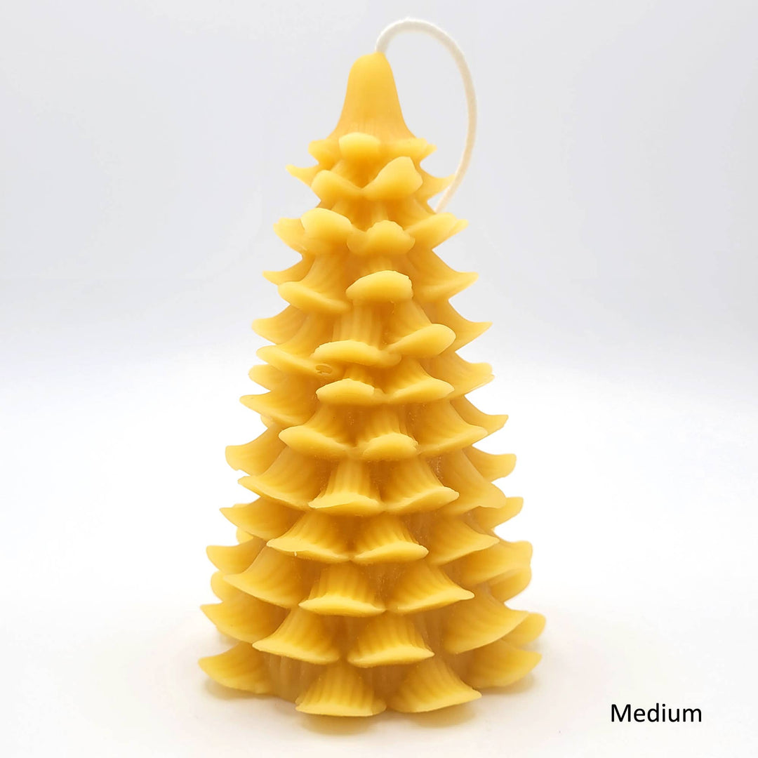Eastvan bees - Beeswax Candle- Christmas trees