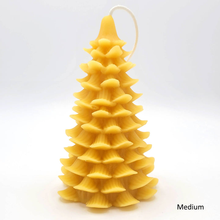 Eastvan bees - Beeswax Candle- Christmas trees