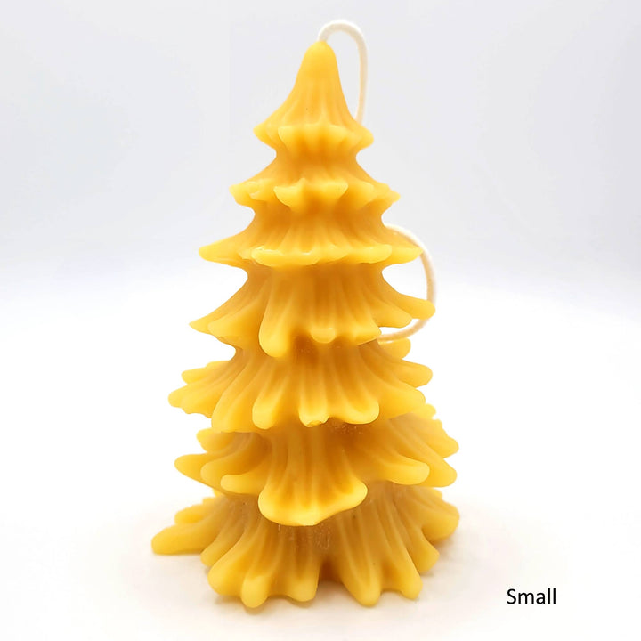 Eastvan bees - Beeswax Candle- Christmas trees
