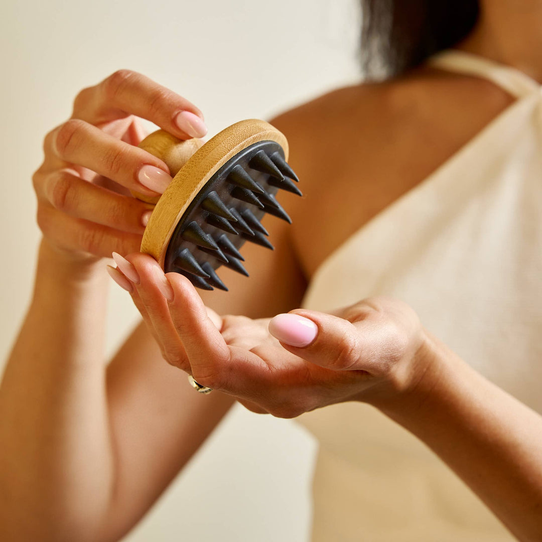 Bamboo Switch - Bamboo and Silicone Scalp and Body Massager| Gift Bestseller