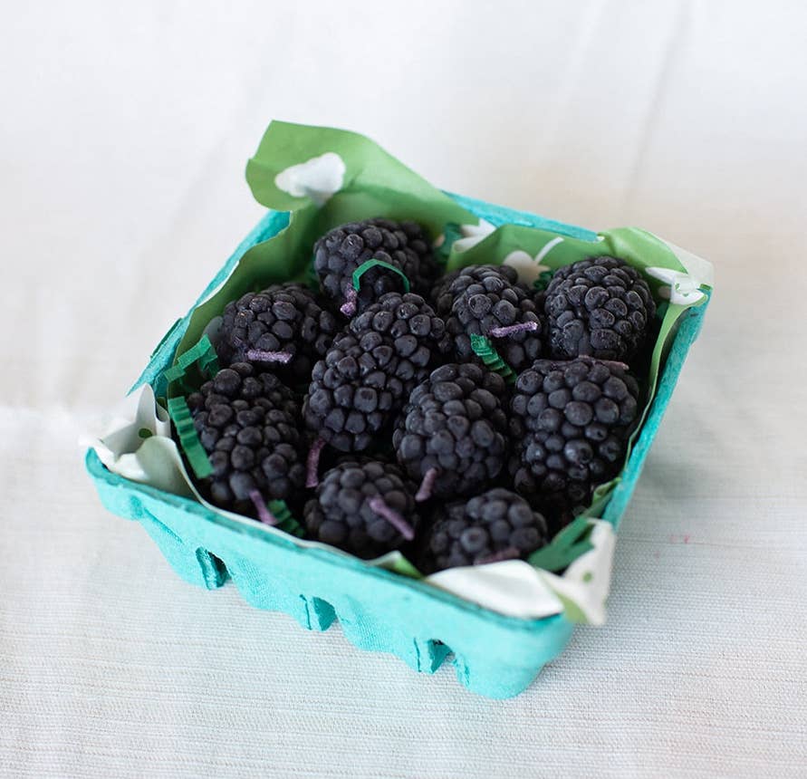 Happy Organics - Blackberry Beeswax Birthday Candles