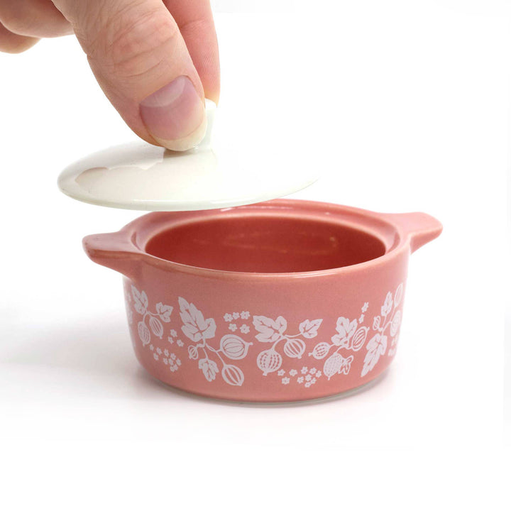 Twinkltoast - Pyrex-Inspired Gooseberry Casserole Ceramic Trinket Box