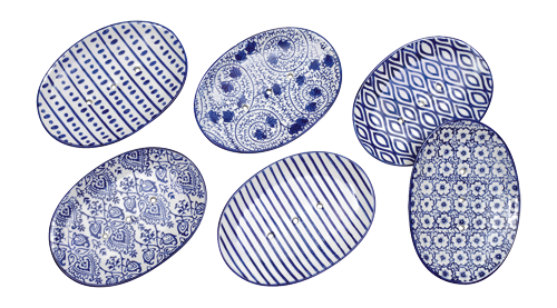 Soap Dish Ceramic Oval