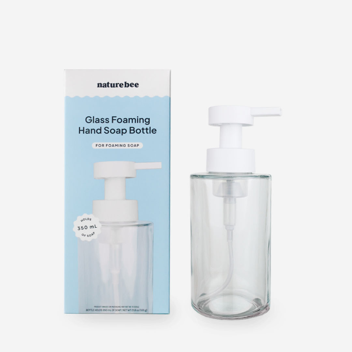 NATURE BEE - Glass Foaming Hand Soap Bottle