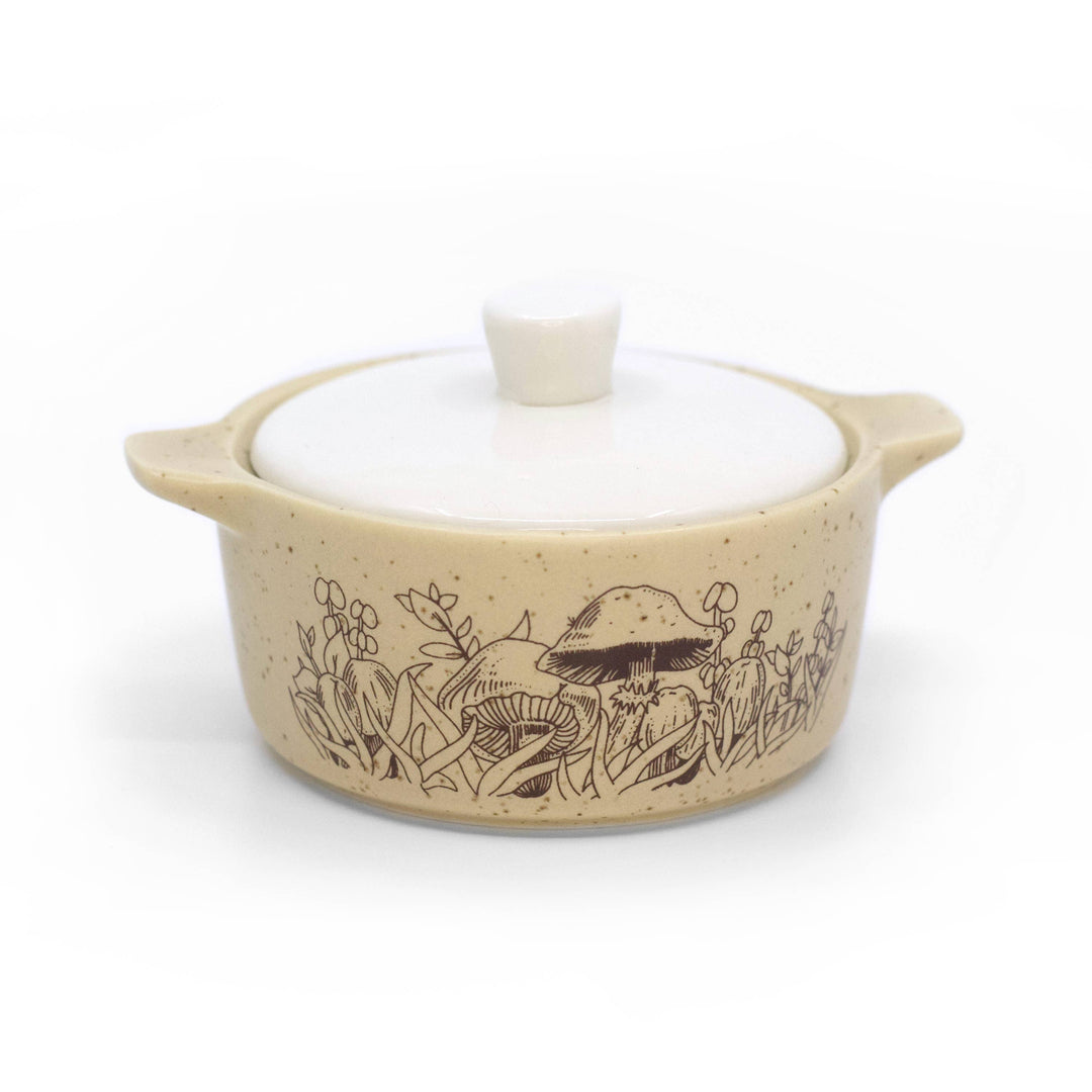 Twinkltoast - Pyrex-Inspired Forest Fancies Casserole Ceramic Trinket Box