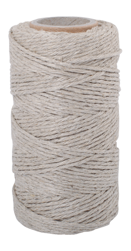 Flax yarn, 55 m organic replacement roll