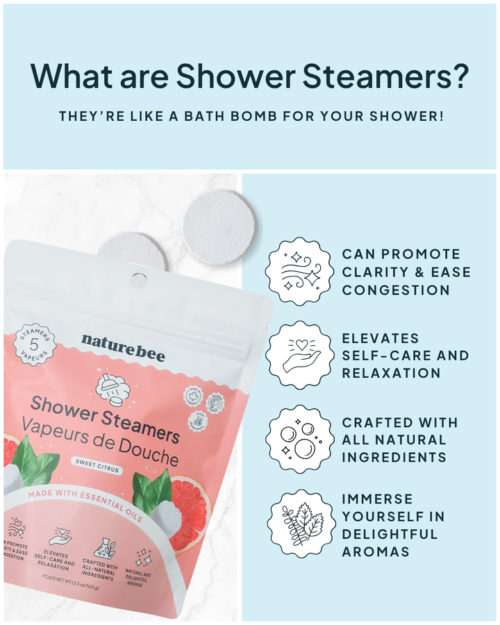 NATURE BEE - Sweet Citrus Shower Steamers | Nature Bee