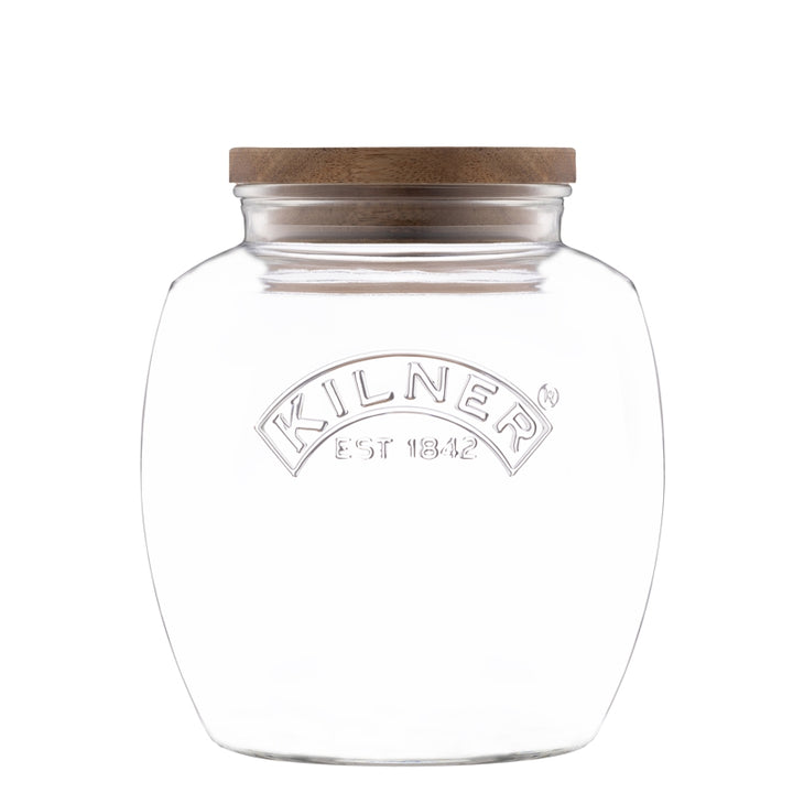 Kilner Jar with wood lid