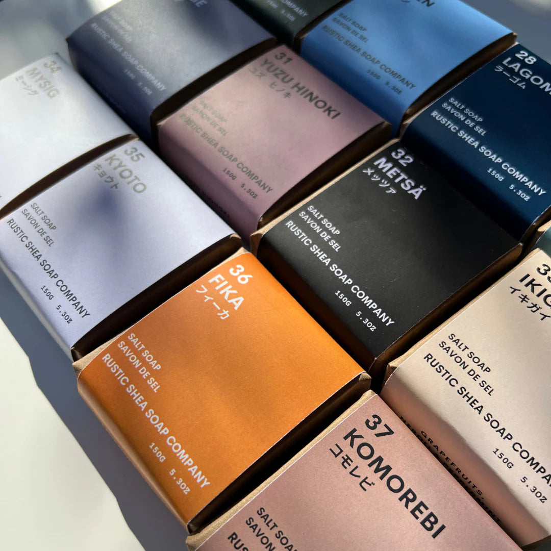 Rustic Shea Soap Bars Japandi Collection