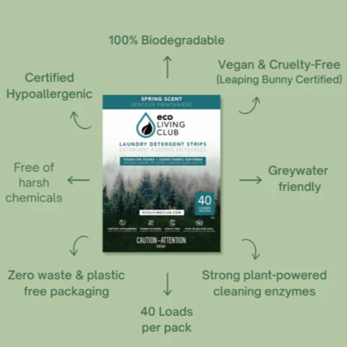 Eco Living Laundry Strips 40 loads
