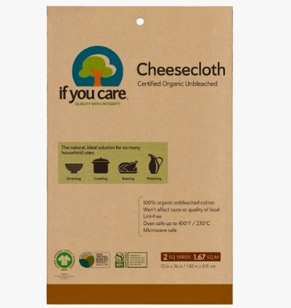 Cheese cloth organic unbleached