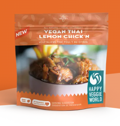 Happy veggie world vegan meat alternative