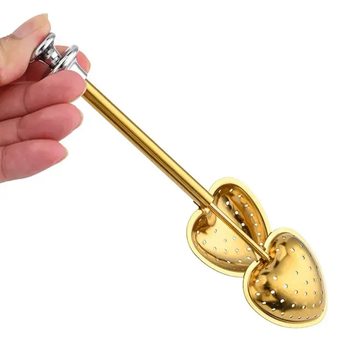 Magnifique Hearts - Heart-Shaped Tea Infuser - Stainless Steel 2 colors