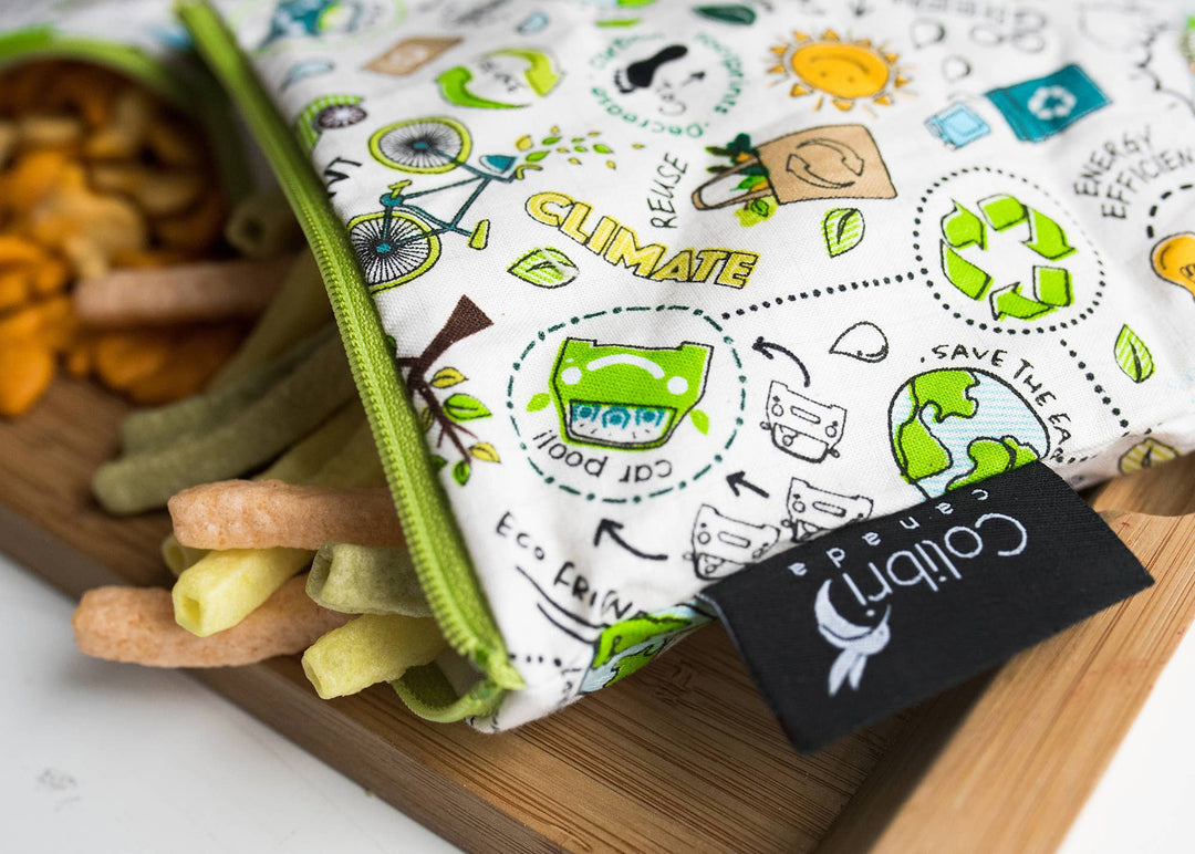 Colibri Canada - Reusable Snack Bag - Assorted and Various Designs