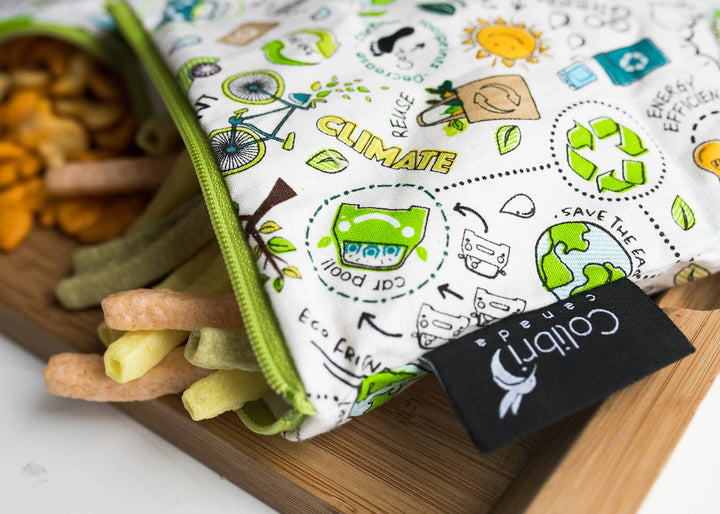 Colibri Canada - Reusable Snack Bag - Assorted and Various Designs