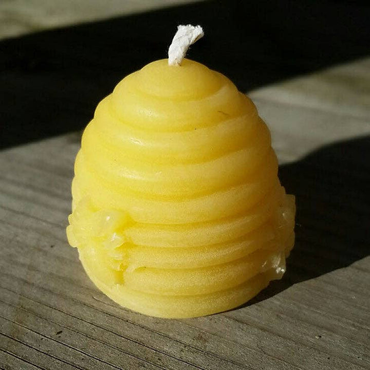Eastvan bees - Beehive and Rose 100% Beeswax Candle
