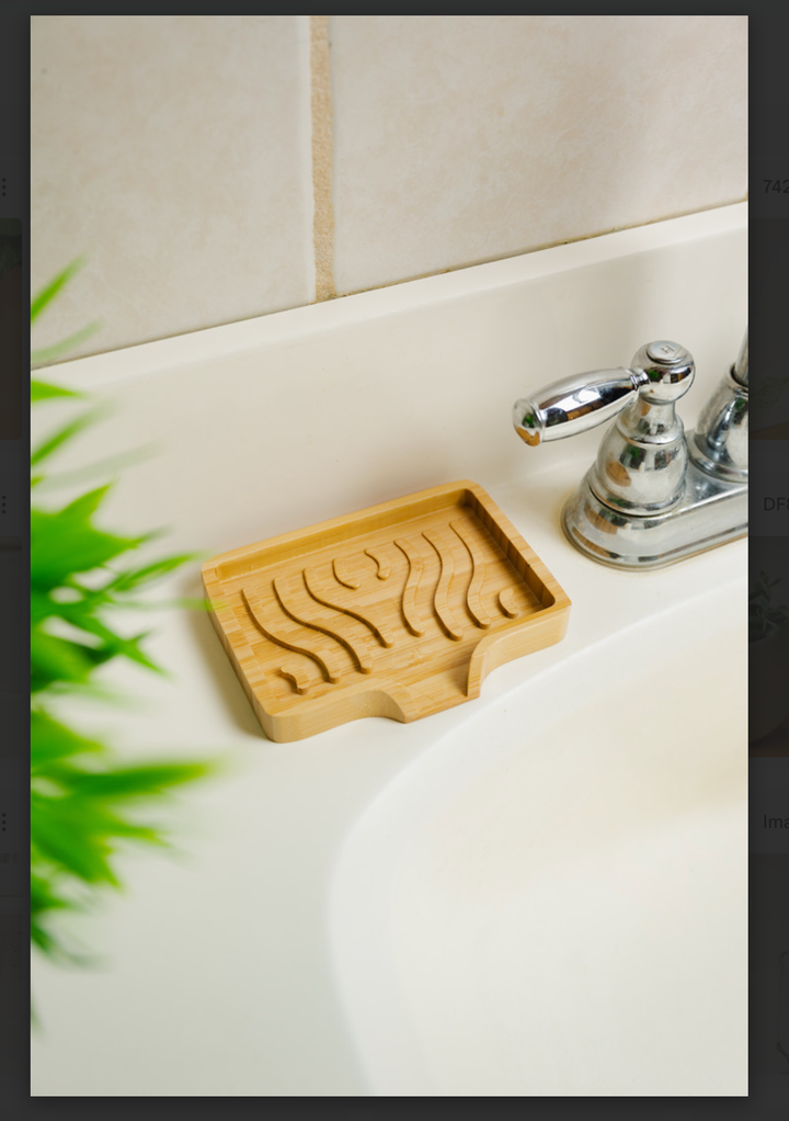 Bamboo Switch - Bamboo Soap Lift | Wavy | Soap Gift Bestseller