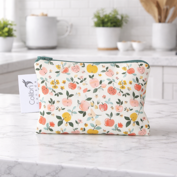 Colibri Canada - Apples Reusable Snack Bag - Small