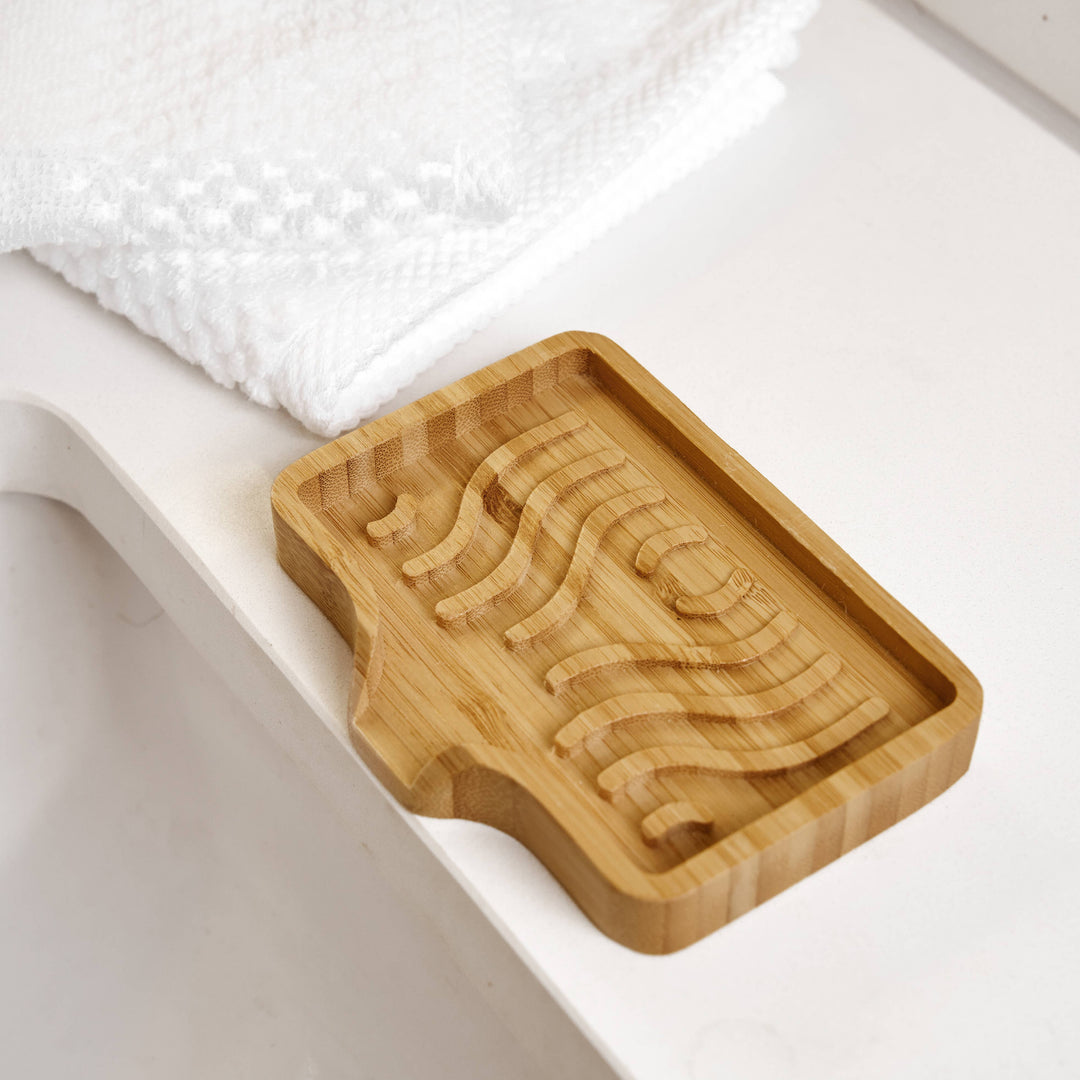 Bamboo Switch - Bamboo Soap Lift | Wavy | Soap Gift Bestseller