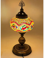 Mosaic Table Lamps 9": Amber