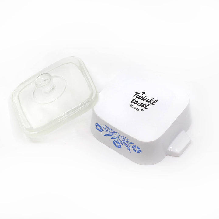 Twinkltoast - Cornflower Trinket Box – Corning Ware–Inspired Jewelry Dish