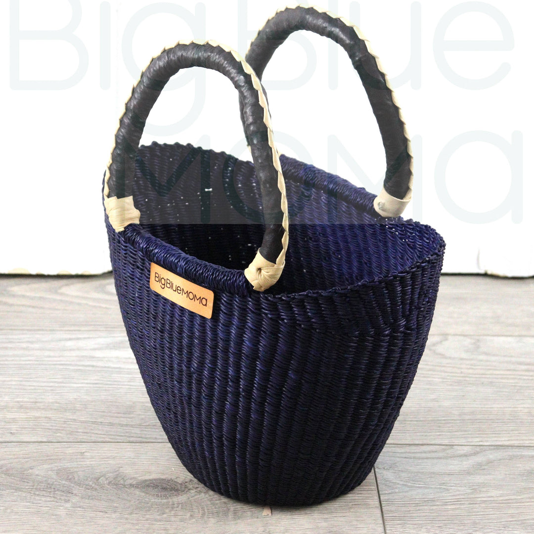 Big Blue Moma - U Shopper Small - Solid Indigo