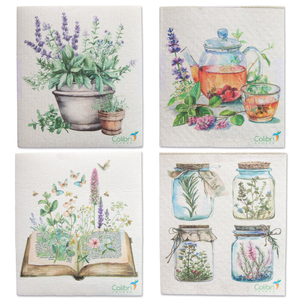 Colibri Canada Sponge cloth 4 pack Swedish Dish cloth