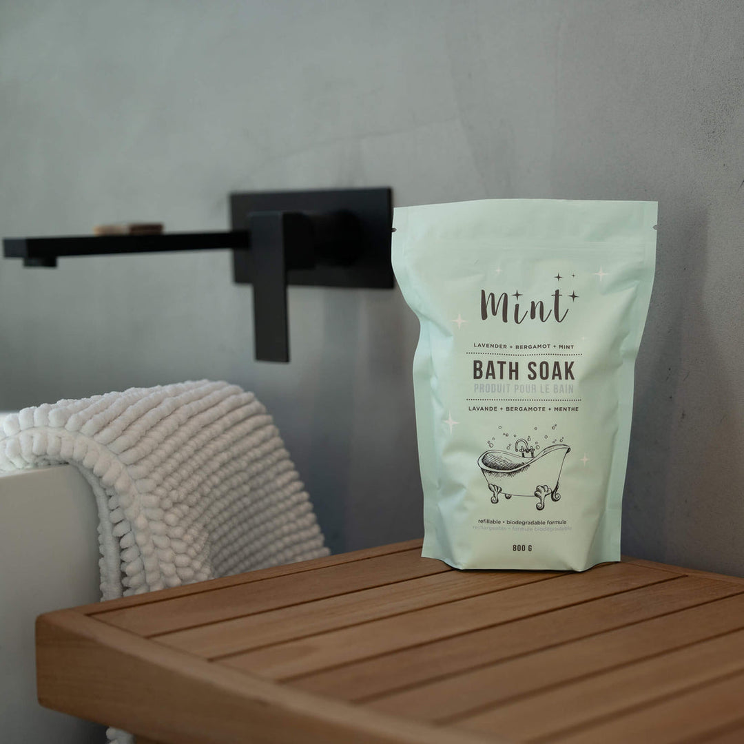 Bath Soak Mint Cleaning