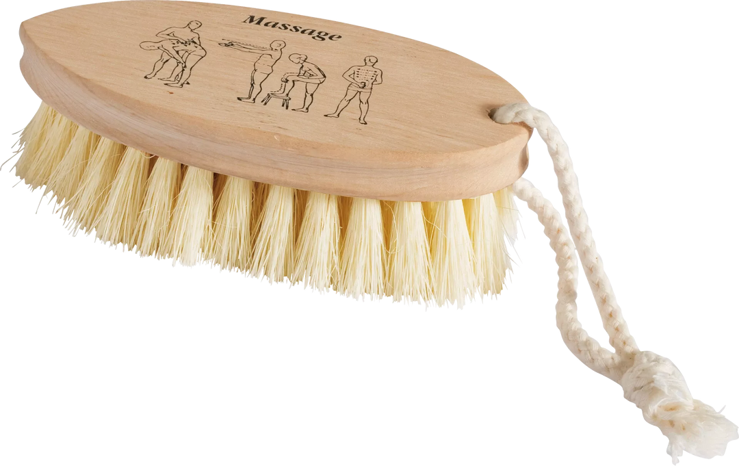 Dry Massage Brush on a rope