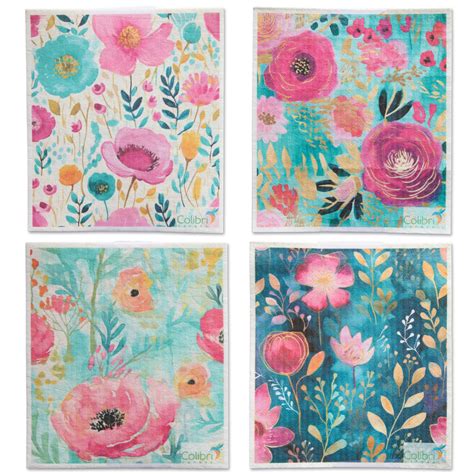 Colibri Canada Sponge cloth 4 pack Swedish Dish cloth