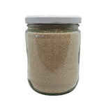 Instant Dry Yeast in a jar with a white background (SIDE VIEW)