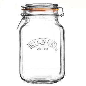 Kilner Square Cliptop Jar 1.5L