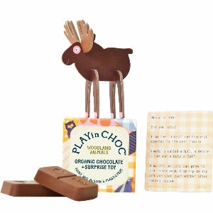 Play in Toy CHOC box woodland animals chocolate and toy