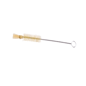 Narrow scrubber with brush tip
