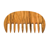 Comb Wide Tooth Olive Wood