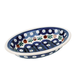Dark Blue Ceramic Soap Dish
