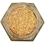 Garlic Minced Organic in a jar with a white background