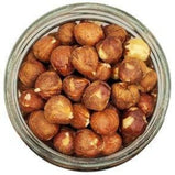 Hazelnuts Raw Organic in a jar with a white background