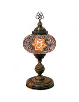 Mosaic Table Lamps 9": Amber