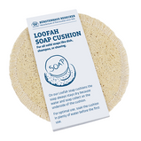 Loofah soap cushion small round